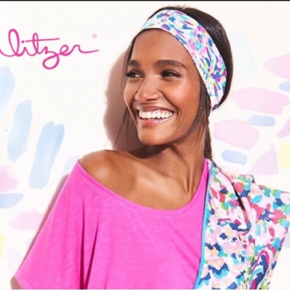 NWOT Limited Edition/hard to find! Lilly Pulitzer Pina Colada Club head-wrap - Picture 9 of 12